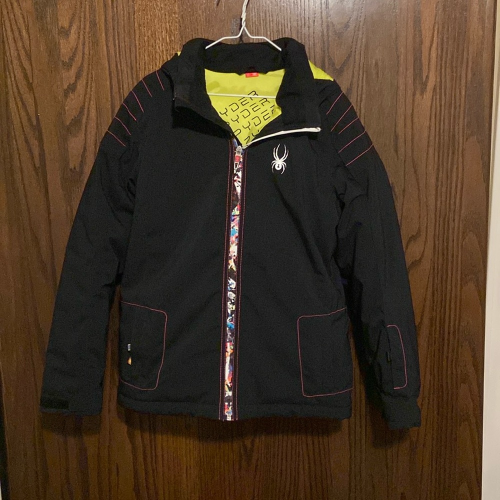 Like New Spyder Girls Glam Ski Coat